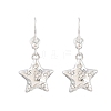 Women's Alloy Micro Pave Cubic Zirconia Dangle Earrings AL-CBA3C8B-05P-2