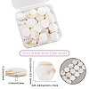 2 Strands Natural Freshwater Shell Beads Strands SSHEL-SC0001-36D-2