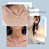 10Pcs Natural Amethyst Pendants PALLOY-CJ00158-7