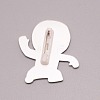 Astronaut Plastic Brooch for Backpack Clothes JEWB-TAC0007-24-2