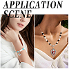 100Pcs 10 Styles Tibetan Style Alloy Hangers Links TIBE-SC0002-19-4