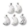 Natural Howlite Pendants G-F820-02J-01-1