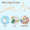 Unfinished Natural Wood European Beads WOOD-PH0009-04E-3