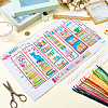 1 Bag Bookmarks Painting Needle Felting Kit for Beginners DIY-CP0013-36A-4