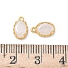 Brass Crushed Ice Cut Cubic Zirconia Pendants KK-D024-24A-G-3