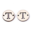 Unfinished Natural Poplar Wood Links Connectors WOOD-S045-140A-01T-2