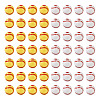 200Pcs 2 Colors Opaque Acrylic Round Beads SACR-BY0001-02-2