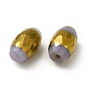 Opaque Electroplate Glass Beads EGLA-H003-02G-04-3