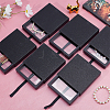 Starry Sky Pattern Cardboard Boxes CON-WH0087-40B-4