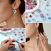 210Pcs 6 Colors Acrylic Bead Caps OACR-SZ0001-47-7