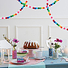 Cotton Christmas Pompom Ball String Ornaments AJEW-WH20020-101F-5