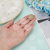 100Pcs Transparent Acrylic Pendants OACR-SC0002-99A-3