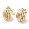 Brass Stud Earrings for Women EJEW-M239-09G-1