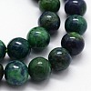 Natural Chrysocolla and Lapis Lazuli Beads Strands G-I199-37-12mm-3