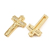Easter Brass Micro Pave Clear Cubic Zirconia Pendants CU-CBADC6C-10G-02-2