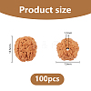100Pcs Rudraksha Mala Beads FIND-DC0008-44A-2