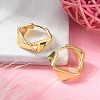 Brass Hoop Earrings EJEW-S249-06G-1