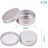 60ml Round Aluminium Tin Cans CON-PH0001-06C-2