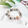 Unisex Chip Natural Gemstone Beaded Stretch Bracelets BJEW-S143-35-5