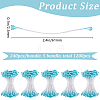 Cotton with Gypsum Artificial Flower Core for Hairpin Accessories DIY-WH20001-21B-2