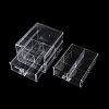 4-Grid Acrylic Jewelry Storage Drawer Boxes CON-K002-01B-4