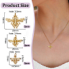 6Pcs 3 Styles Rack Plating Brass Pendants KK-GO0002-34-2