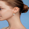 1Pair Alloy Stud Earrings EJEW-LP0012-07-1