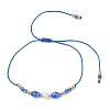 Glass & Seed Beads Braided Bead Bracelets BJEW-MZ00283-01-3