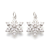 Brass Micro Pave Cubic Zirconia Pendants LS-KK-F774-10P-NR-1