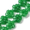 Dyed Natural Malaysia Jade Beads Strands G-H023-B18-01-1