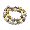 Natural Yellow Opal Beads Strands LS-G-I213-18-10mm-3