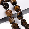 Natural Tiger Eye Beads Strands G-N362-07A-03-1