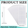 PVC Self-adhesive Stickers STIC-WH0003-60D-2