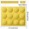 34 Sheets Self Adhesive Gold Foil Embossed Stickers DIY-WH0509-072-2