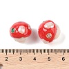 Natural Pearl with Cubic Zirconia Enamel Beads PEAR-G014-02A-3