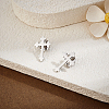 4Pcs Cross Stainless Steel Lapel Pin Back Brooches for Backpack Clothes JEWB-GA0001-53P-4