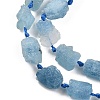 Raw Rough Natural Aquamarine Beads Strands G-D101-A05-02-4
