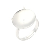 Adjustable Brass 4 Prong Ring Settings KK-K414-04B-S-1