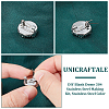 Unicraftale DIY Blank Dome 304 Stainless Steel Making Kit DIY-UN0056-13-5