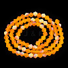 Imitate Austrian Crystal Bicone Frosted Glass Beads Strands EGLA-A039-T4mm-MB23-3