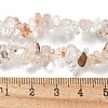 Natural Rutilated Quartz Beads Strands X-G-M205-96-2