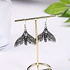 Alloy & Brass Moth Dangle Earrings for Women WG461A9-01-2
