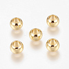 Environment Brass European Beads X-KK-P120-03G-1