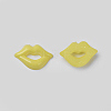 Acrylic Lip Shaped Cabochons X-BUTT-E024-A-09-2
