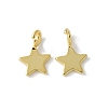 925 Sterling Silver Star Charms STER-M099-04G-1