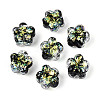 Handmade Foil Lampwork Beads Strands FOIL-T008-06C-2