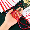5 Strands 5 Size Transparent Electroplate Glass Beads Strands GLAA-TA0001-96A-5