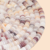 1 Strand Frosted Natural Quartz Beads Strands G-PA0001-61-5