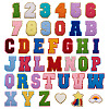 39Pcs 39 Style Computerized Embroidery Cloth Iron on/Sew on Patches DIY-FW0001-17-1