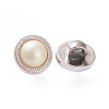 Plastic Shank Buttons BUTT-WH0012-09-2